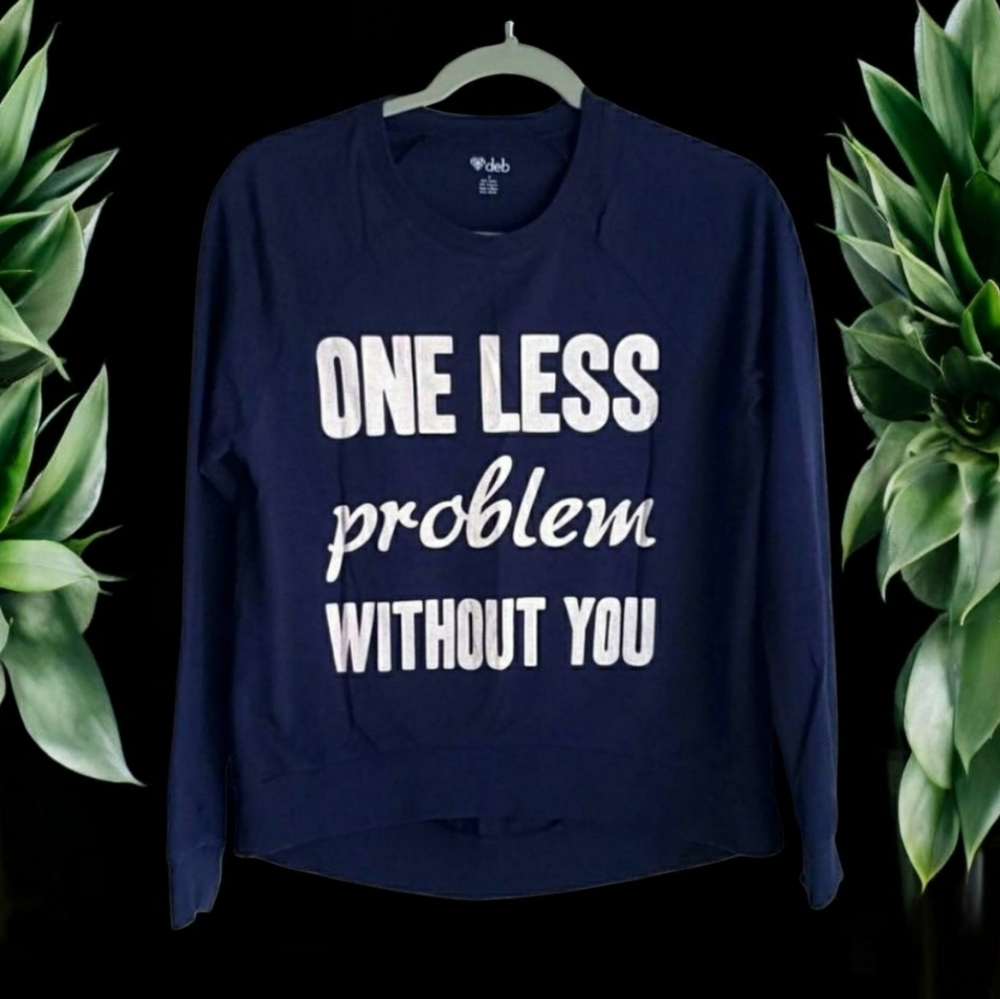 Deb Long Sleeve Graphic Sweatshirt Size Small
